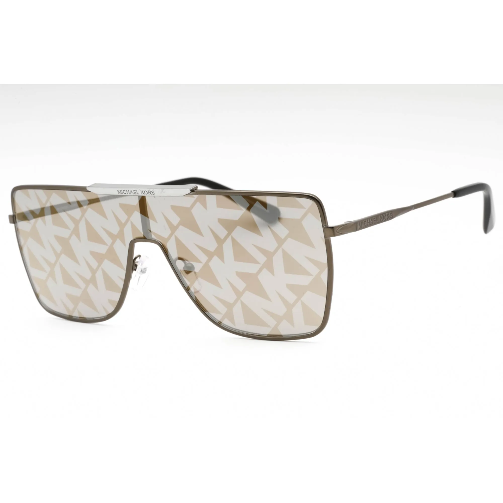 Michael Kors Women's Sunglasses - Matte Gunmetal Shield Full Rim | 0MK1152 1002/E
