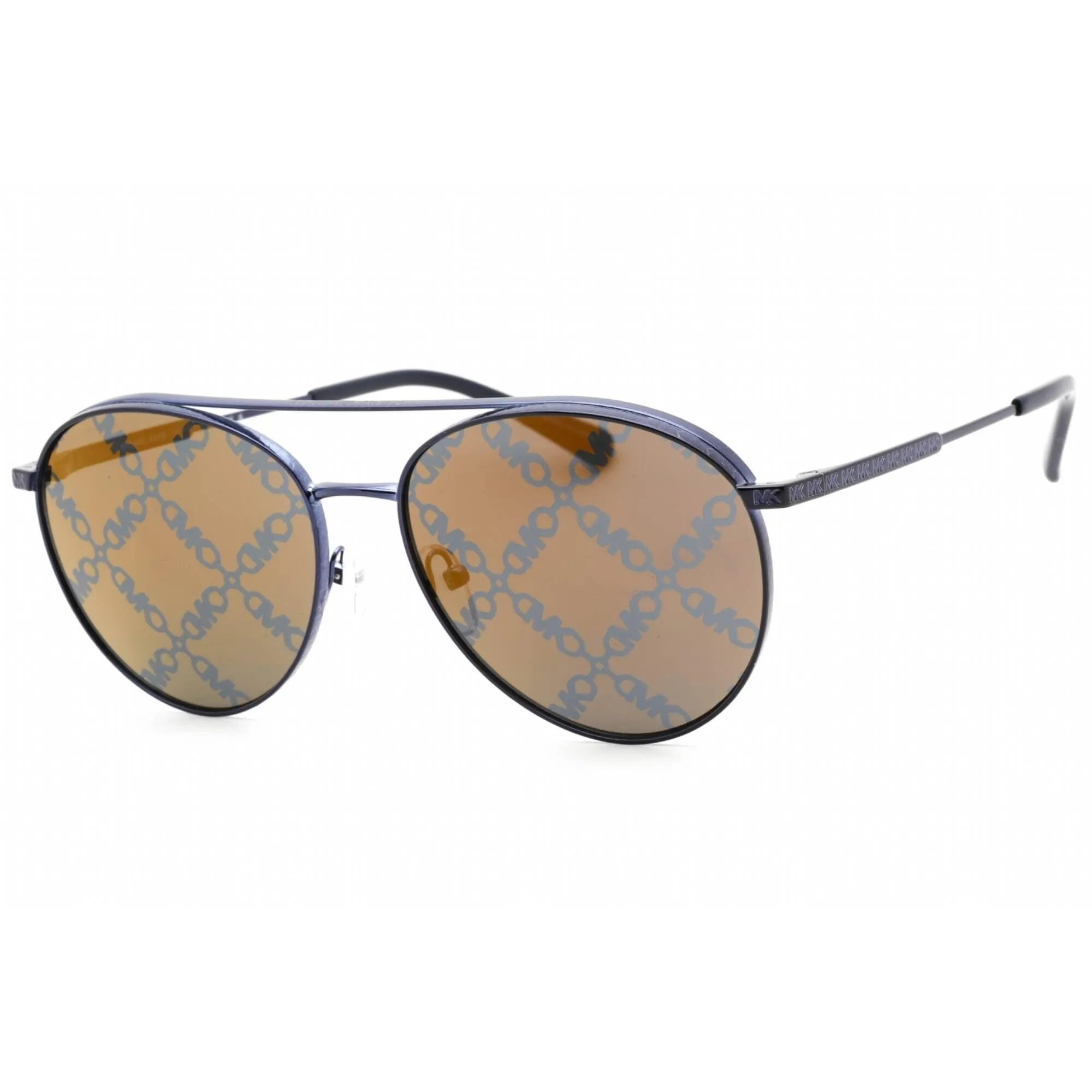 Michael Kors Women's Sunglasses - Metallic Navy Blue Aviator Frame | 0MK1138 1895AM