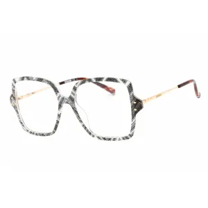 Missoni Women's Eyeglasses - White Black Pattern Full Rim Frame | MIS 0005 0S37 00