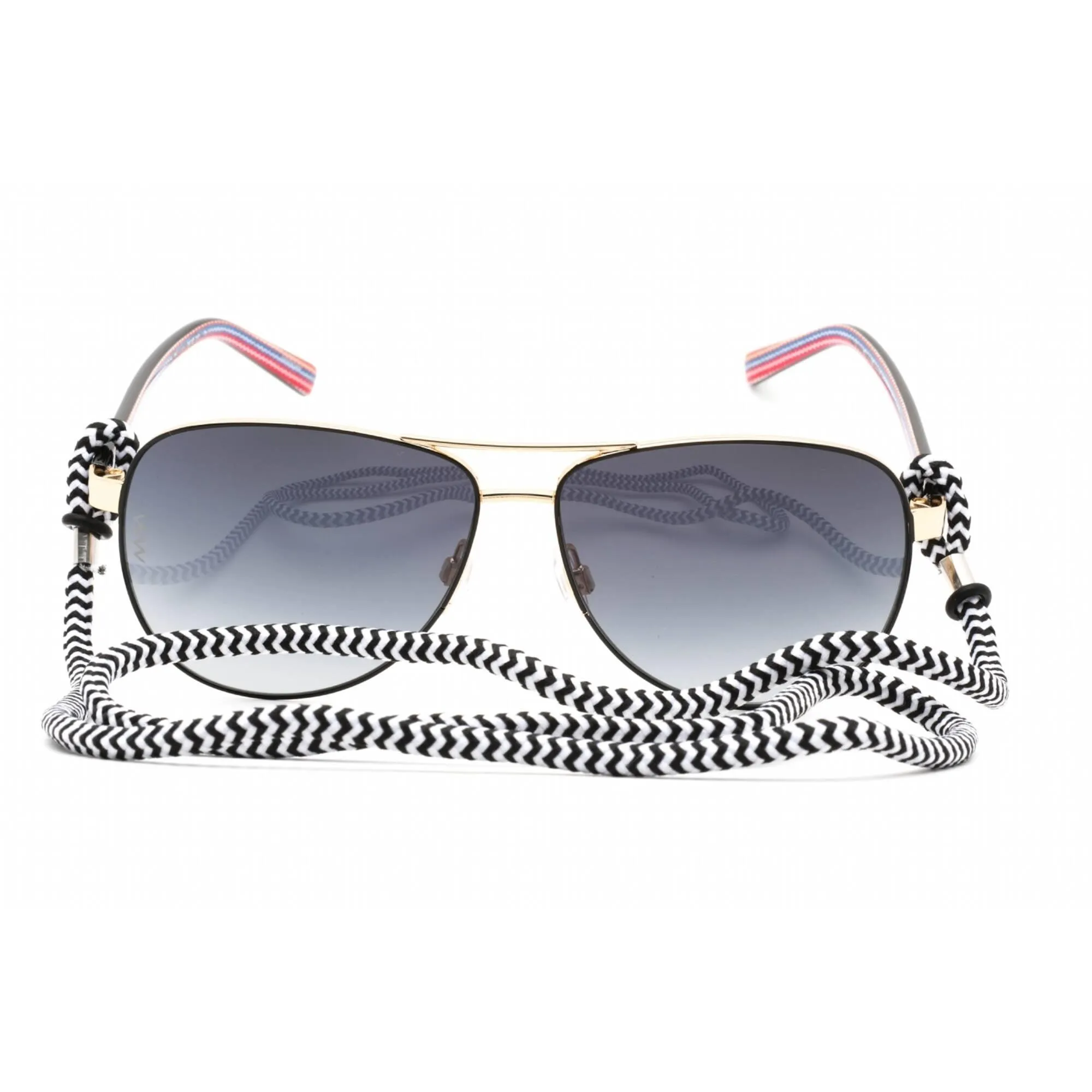 Missoni Women's Sunglasses - Aviator Frame Dark Grey Shaded Lens | MMI 0002/S 807 90