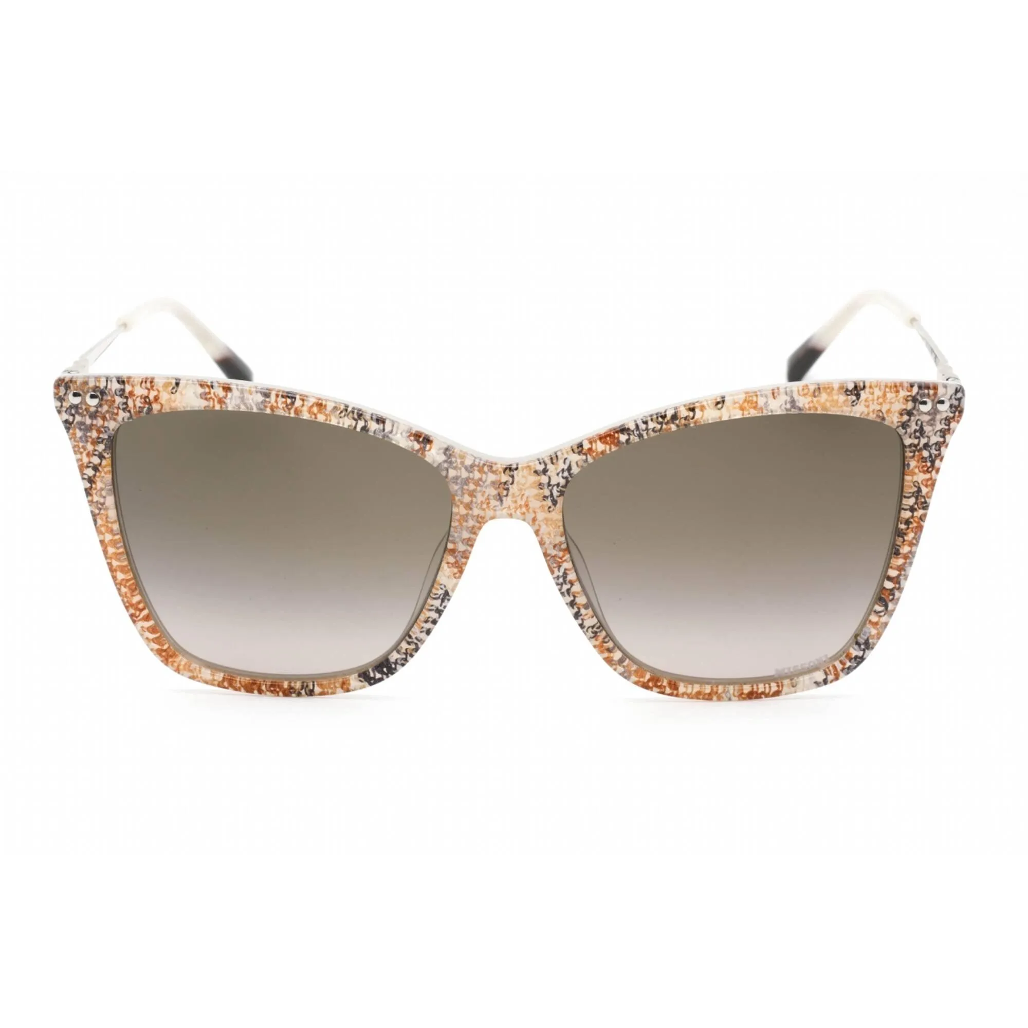 Missoni Women's Sunglasses - Beige Pattern Cat Eye Shape Frame | MIS 0106/S 0Z9K HA