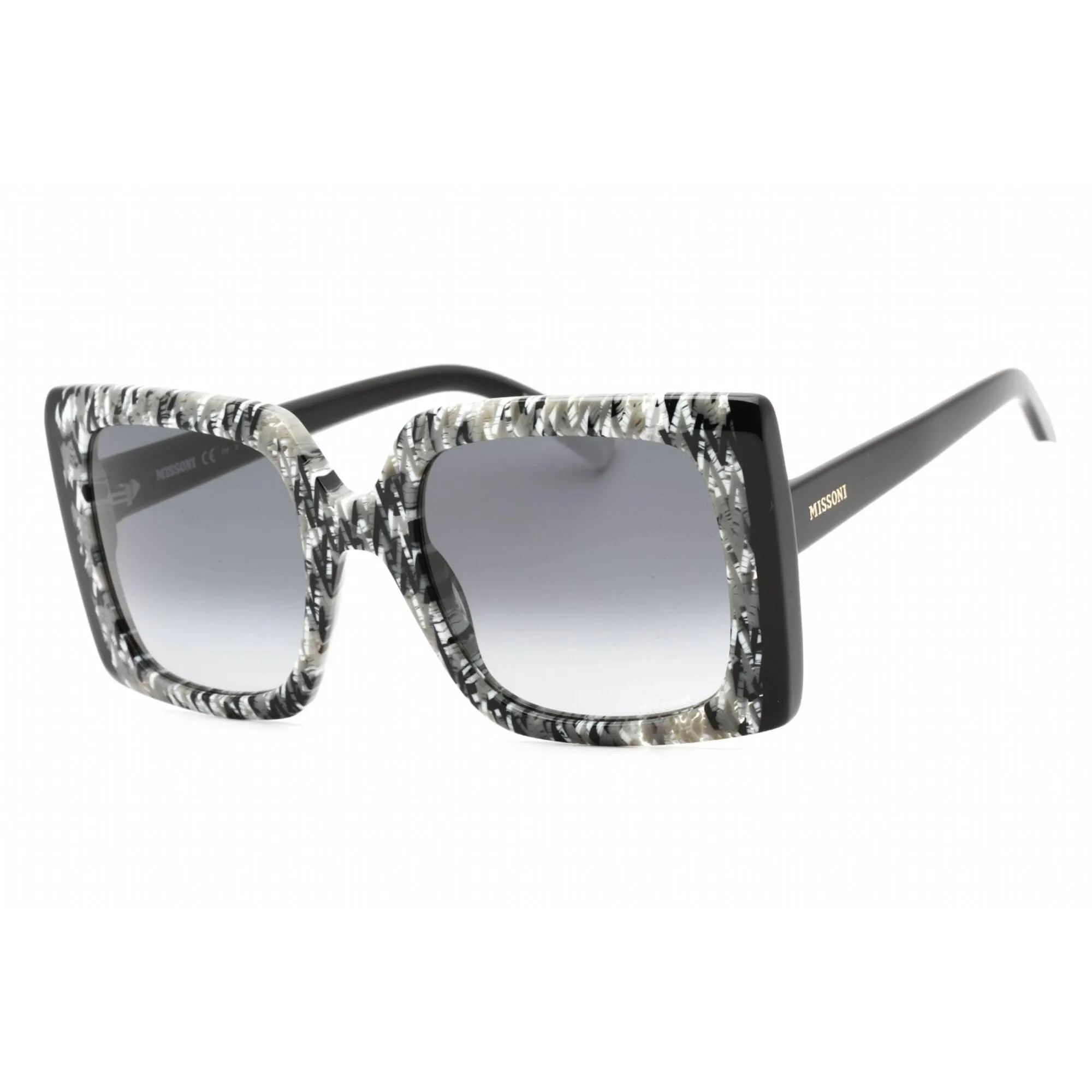Missoni Women's Sunglasses - Dark Grey Gradient Lens Rectangular | MIS 0089/S 01EI 9O