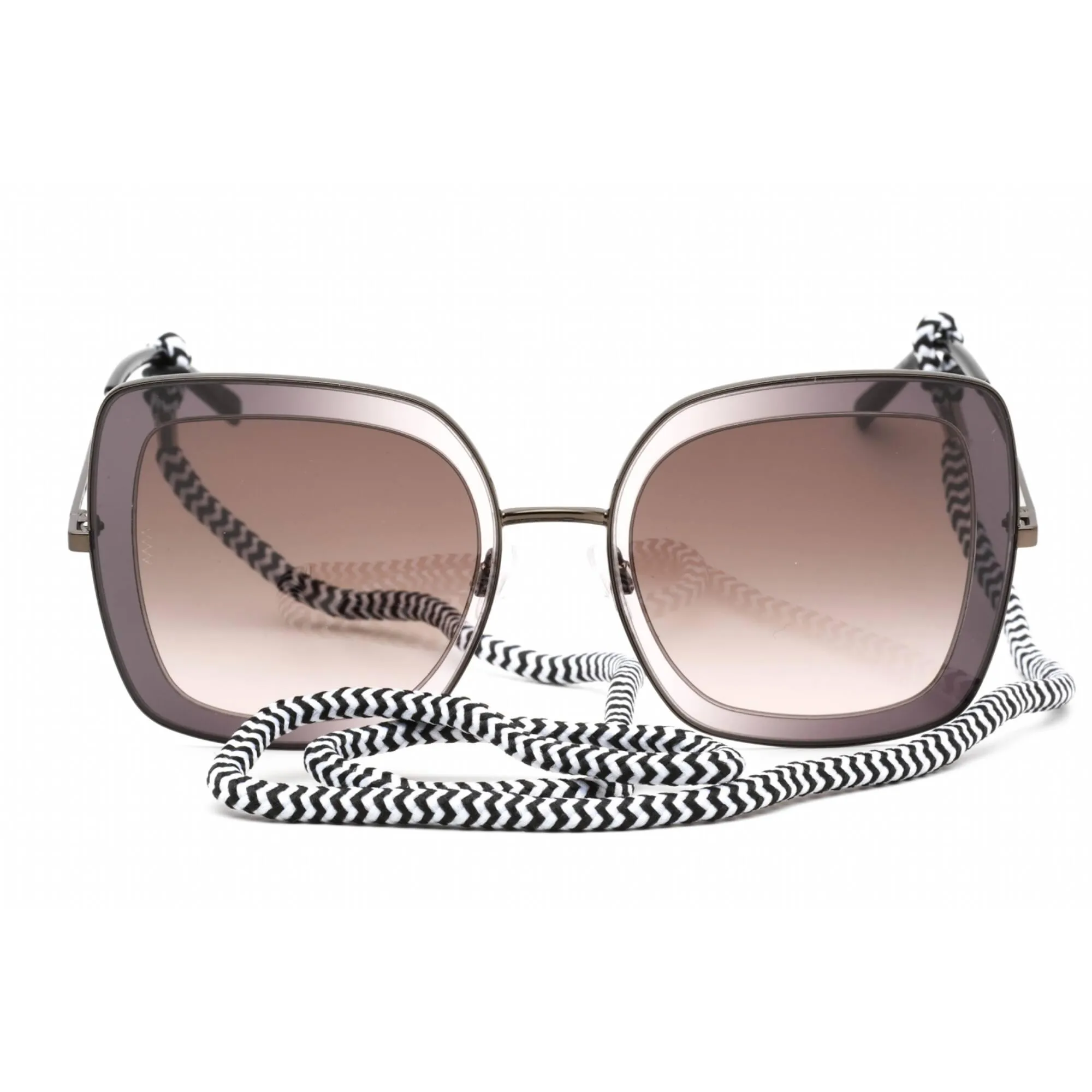 Missoni Women's Sunglasses - Rectangular Frame Brown Shaded Lens | MMI 0034/S V81 HA