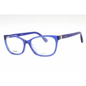 Moschino Women's Eyeglasses - Blue Acetate Cat Eye Shape Full Rim Frame | MOS558 PJP