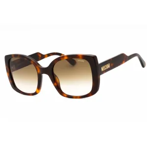 Moschino Women's Sunglasses - Havana 2 Butterfly Full Rim Frame | MOS124/S 005L HA