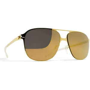 Mykita Men's Sunglasses - Gold Metal Frame Gold Flash Lens | SCHORSCH F9 F9_MMM_GD/F