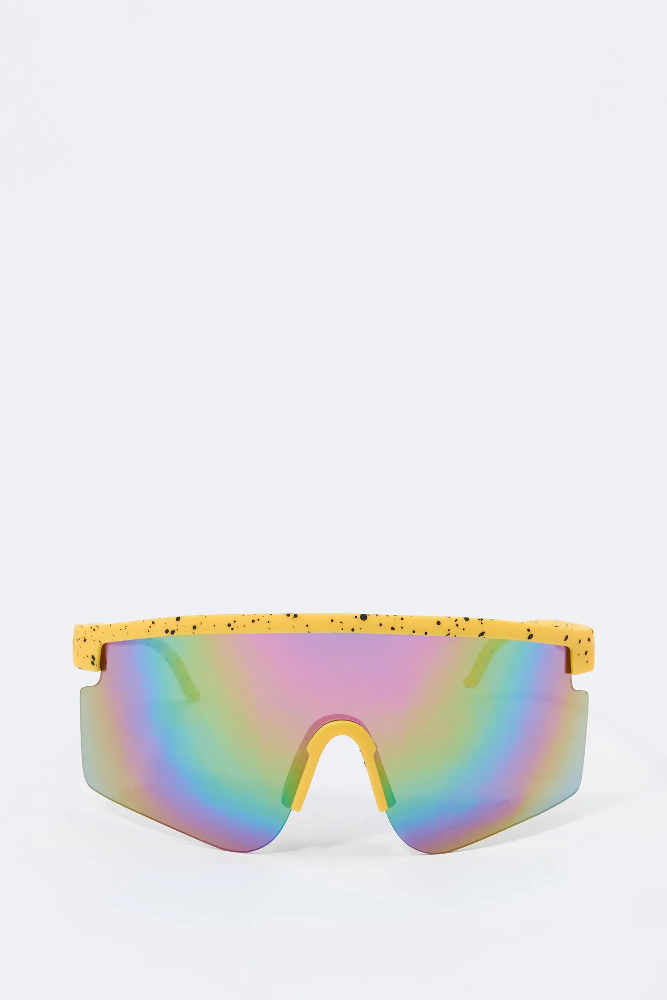 Paint Splatter Shield Sunglasses