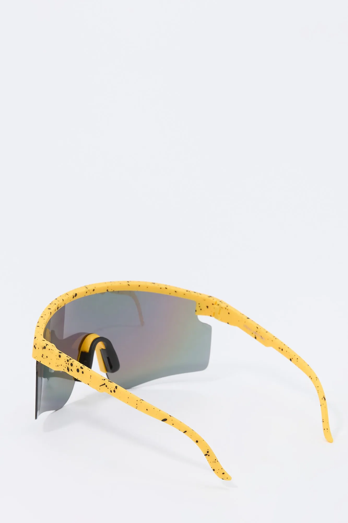Paint Splatter Shield Sunglasses