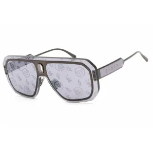 Philipp Plein Women's Sunglasses - Rimless Glossy Bakelite Metal Frame | SPP050 568L