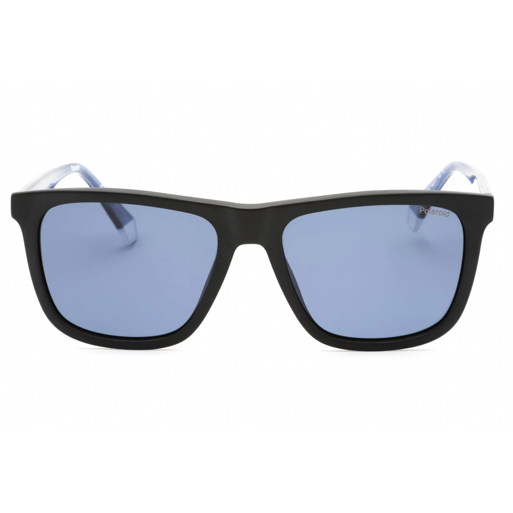 Polaroid Core Men's Sunglasses - Matte Black Blue Square Frame | PLD 2102/S/X 00VK C3