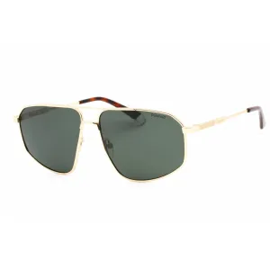 Polaroid Core Men's Sunglasses - Matte Gold Metal Aviator Frame | PLD 4118/S/X 0AOZ UC