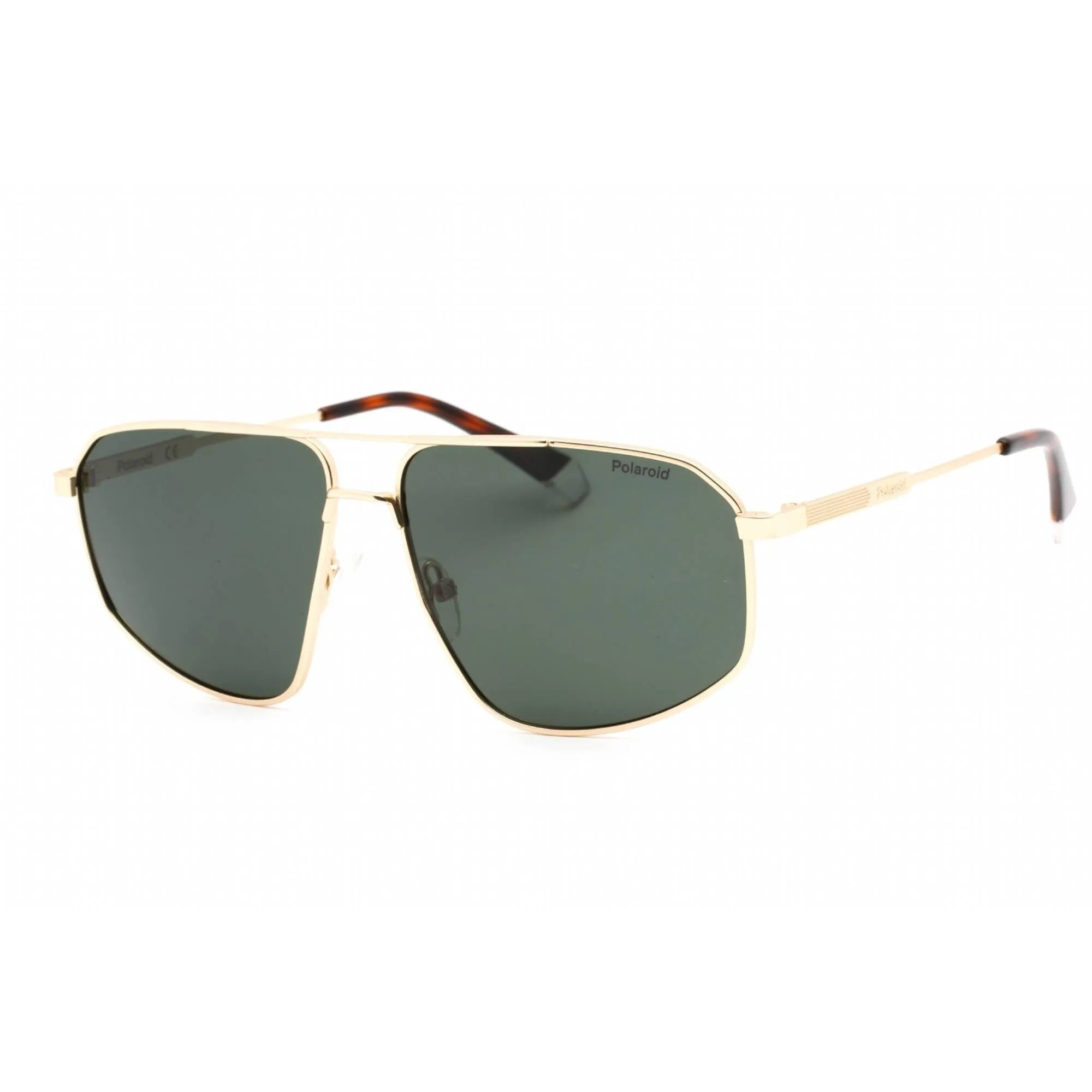 Polaroid Core Men's Sunglasses - Matte Gold Metal Aviator Frame | PLD 4118/S/X 0AOZ UC