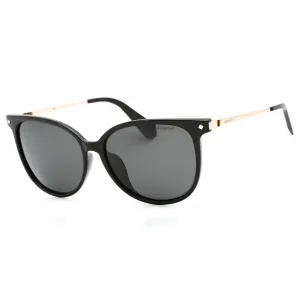 Polaroid Core Women's Sunglasses - Black Rectangular Frame | PLD 4076/F/S 0807 M9