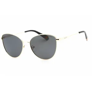 Polaroid Core Women's Sunglasses - Gold Cat Eye Full Rim Frame | PLD 6188/S 0J5G M9