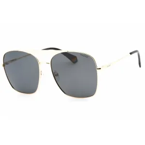 Polaroid Core Women's Sunglasses - Gold Metal Full Rim Frame | PLD 6201/S/X 0J5G M9