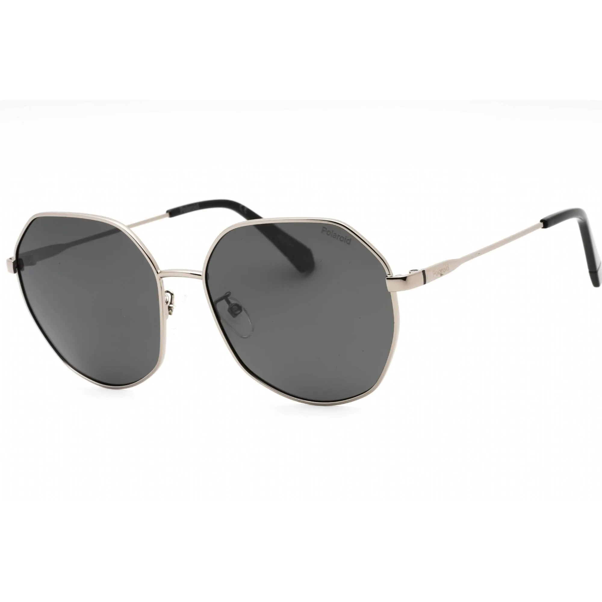 Polaroid Core Women's Sunglasses - Grey Geometric Full Rim | PLD 4140/G/S/X 0KB7 M9
