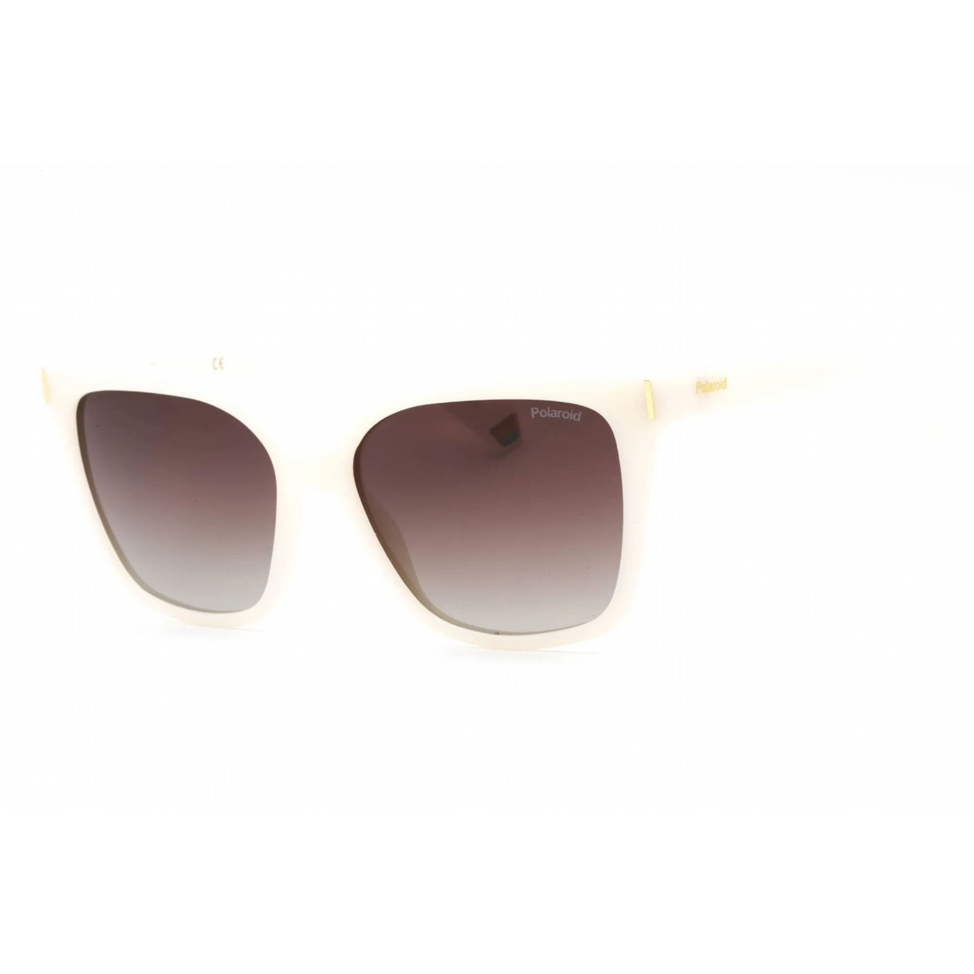 Polaroid Core Women's Sunglasses - White Cat Eye Plastic Frame | PLD 6192/S 0VK6 LA