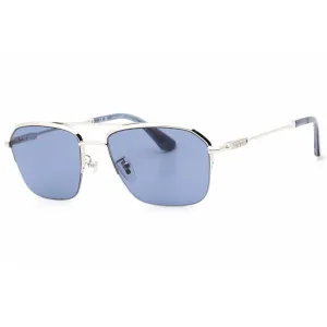 Police Men's Sunglasses - Shiny Full Palladium Stainless Steel Frame | SPLL18M 0579