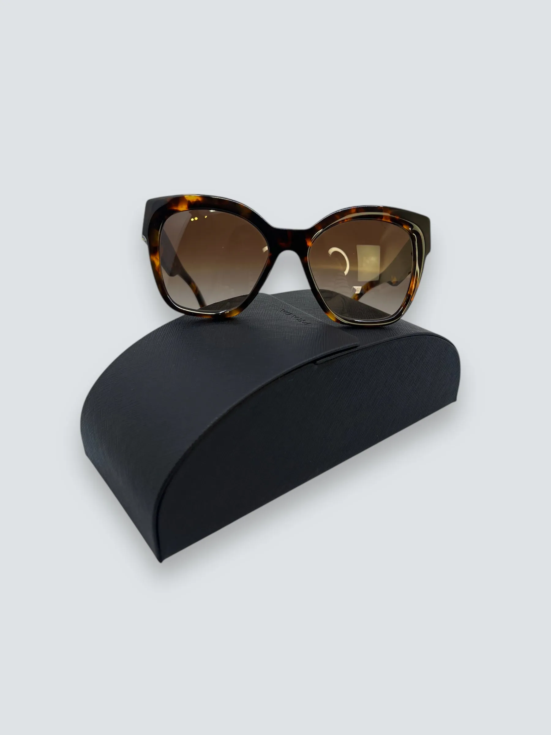 Prada Brown Square Sunglasses