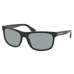 Prada Men's Sunglasses - Plaque Matt Brushed Grey Frame | PRADA 0PR 15RS TV43C260