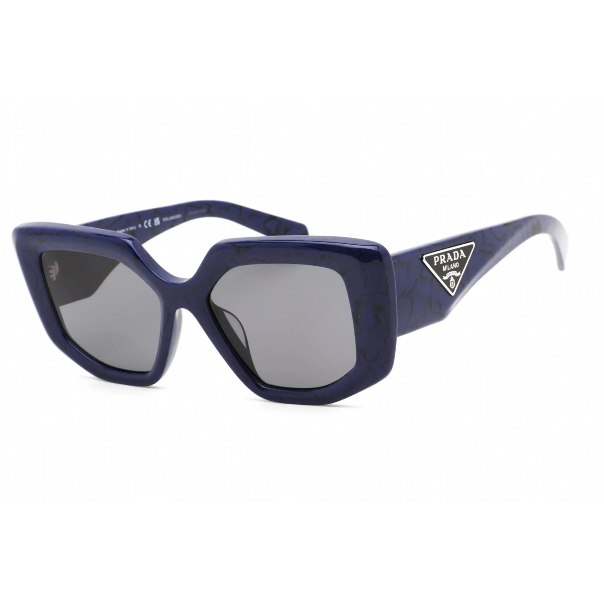 Prada Women's Sunglasses - Baltic Marble Rectangular Shape Frame | 0PR 14ZSF 18D5Z1