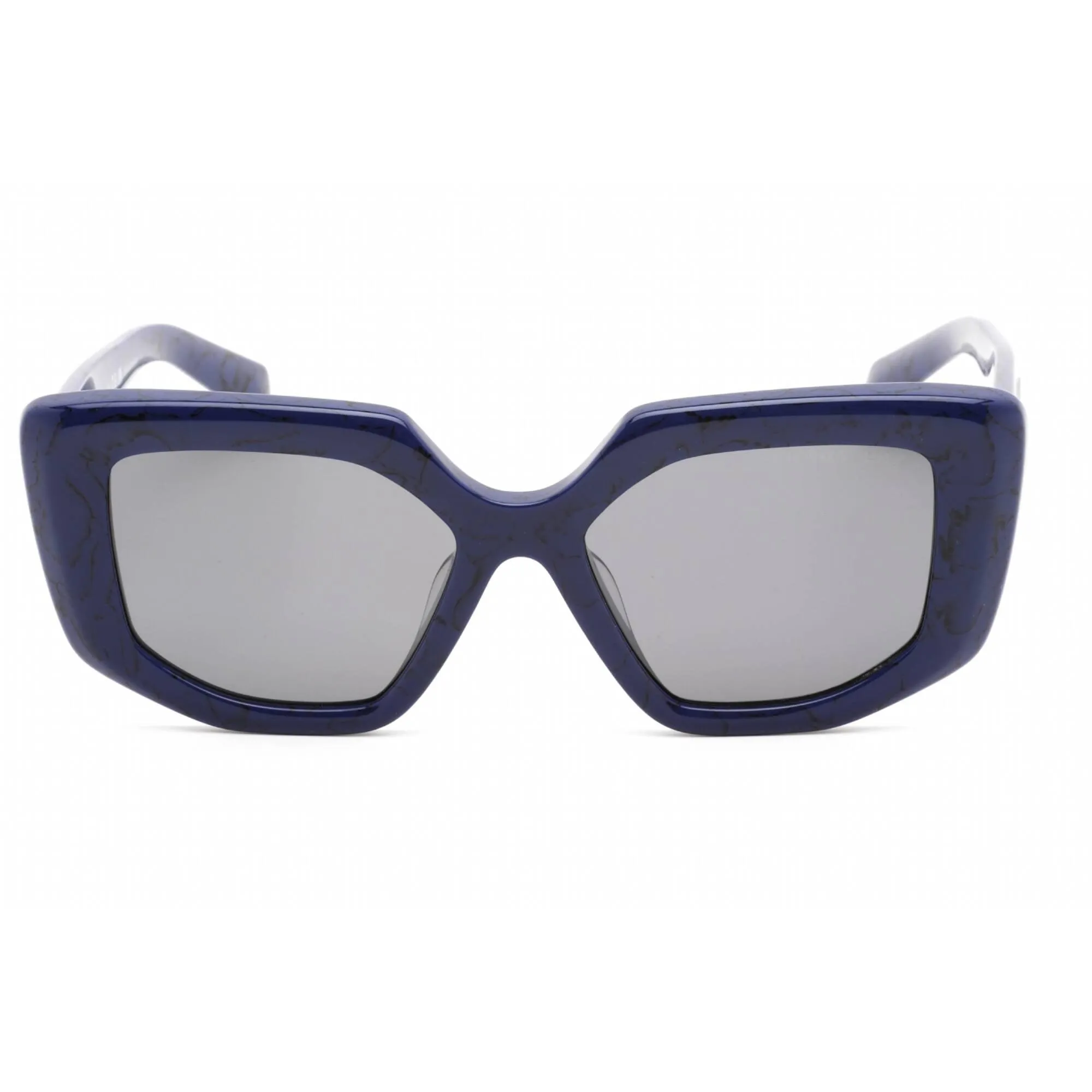 Prada Women's Sunglasses - Baltic Marble Rectangular Shape Frame | 0PR 14ZSF 18D5Z1