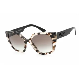 Prada Women's Sunglasses - Havana Cat Eye Frame Grey Gradient Lens | 0PR 24XS UAO0A7
