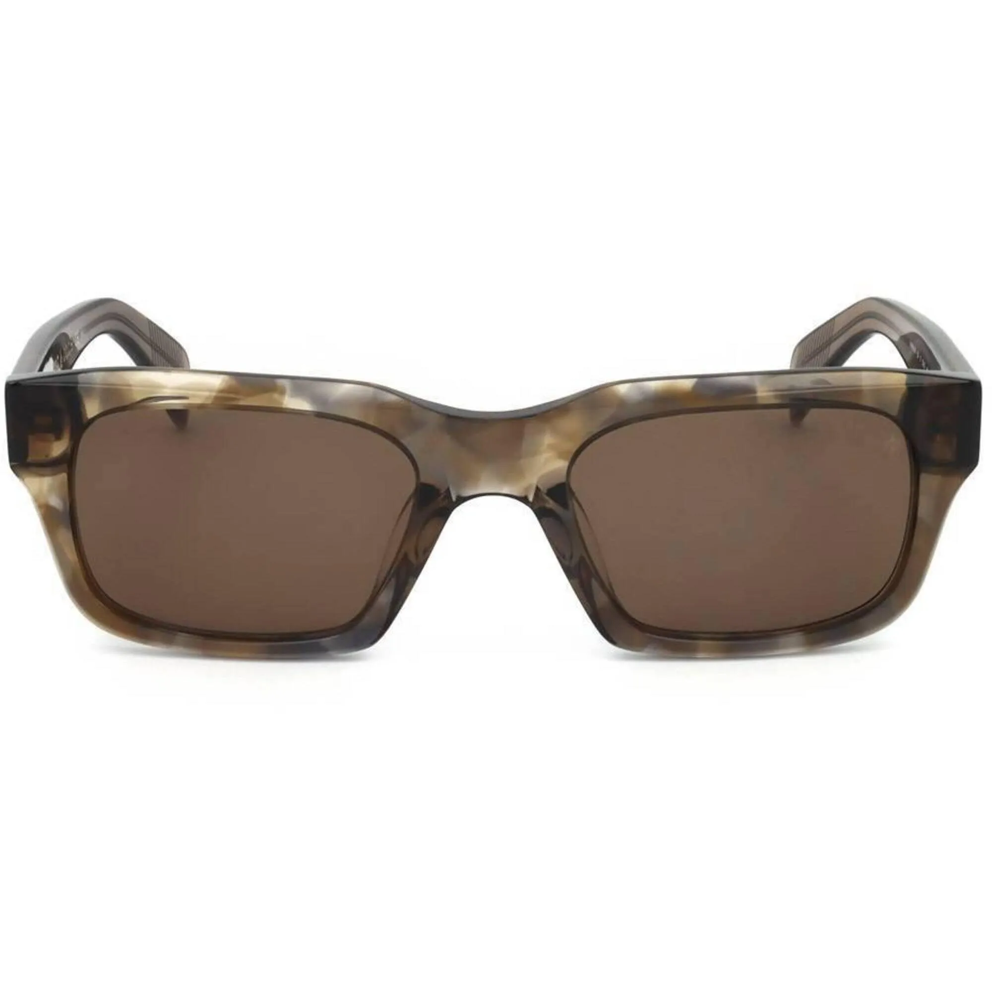 Rag and Bone Men's Sunglasses - Beige Grey Havana Frame Brown Lens | RNB5038/S 0E26