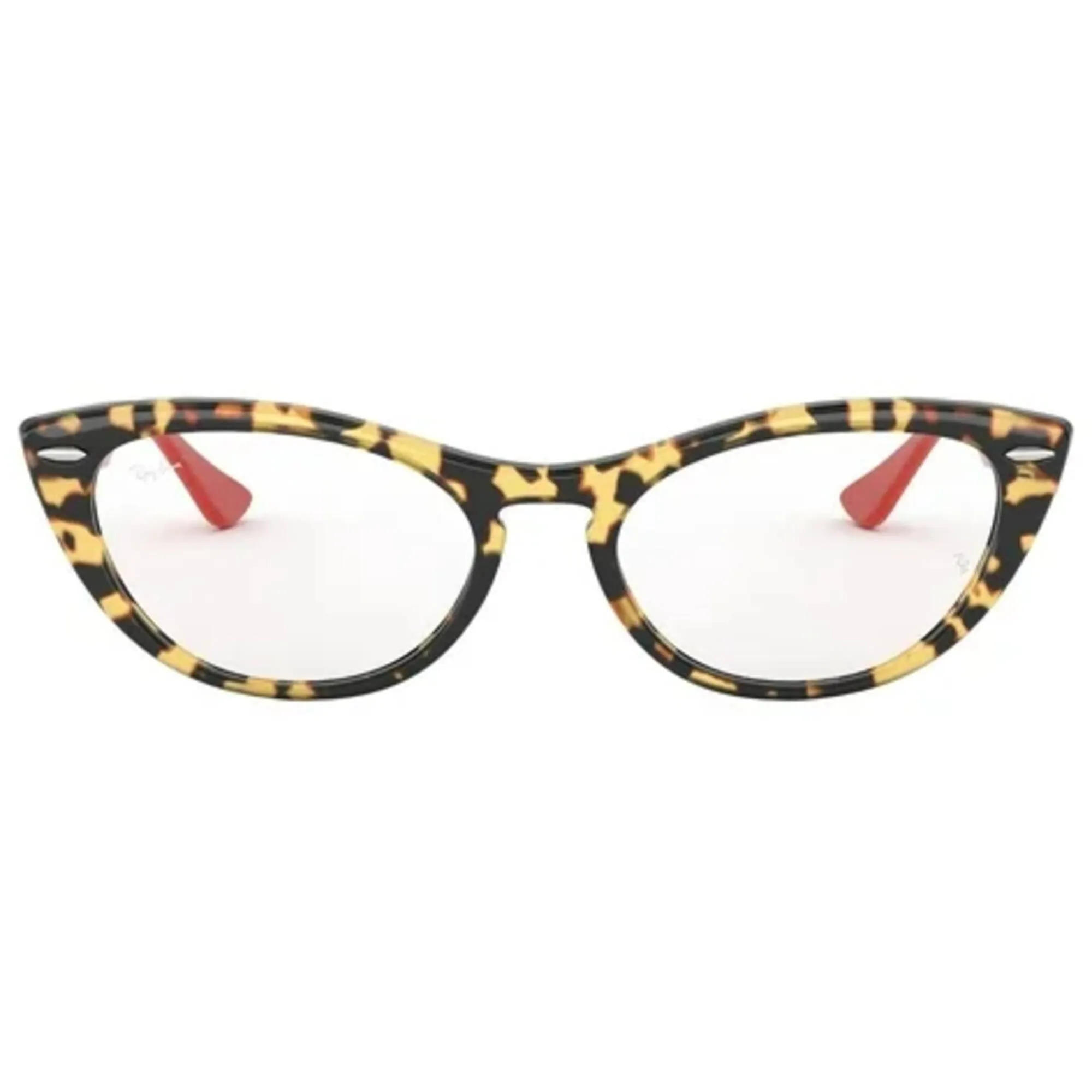 Ray Ban Women's Eyeglasses - Tort Red Plastic Frame Demo Lens | RAY BAN 0RX4314V 5937