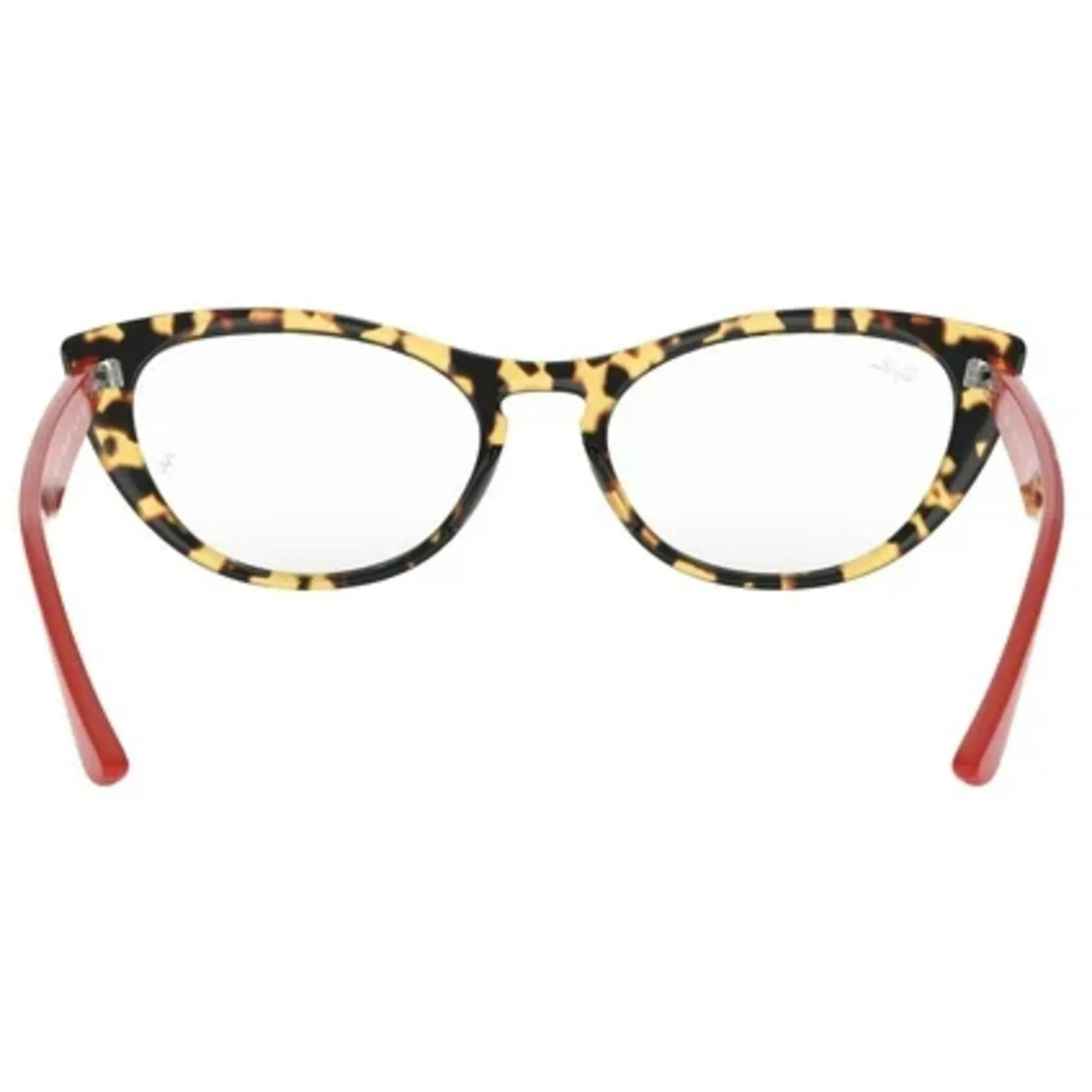 Ray Ban Women's Eyeglasses - Tort Red Plastic Frame Demo Lens | RAY BAN 0RX4314V 5937