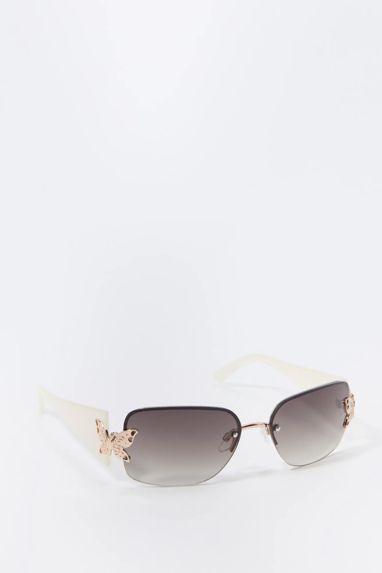 Rimless Butterfly Sunglasses
