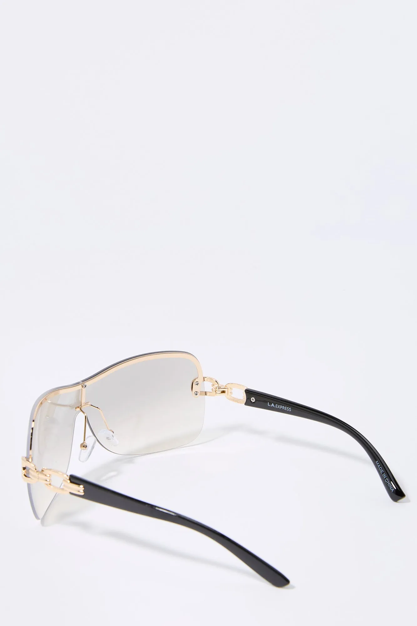 Rimless Shield Sunglasses