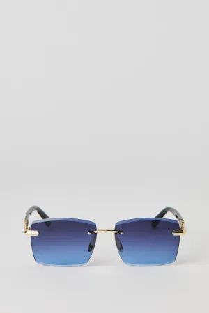 Rimless Square Sunglasses