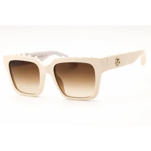 Roberto Cavalli Women's Sunglasses - Shiny Beige Acetate Square Frame | SRC040S 09X7