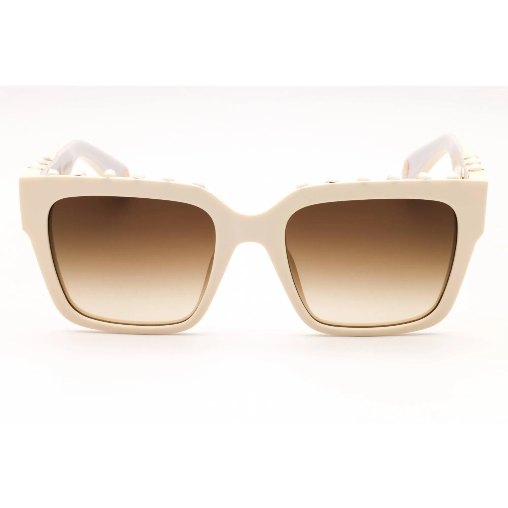 Roberto Cavalli Women's Sunglasses - Shiny Beige Acetate Square Frame | SRC040S 09X7