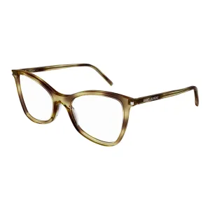 Saint Laurent Women's Eyeglasses - Havana Acetate Frame Demo Lens | SL478JERRY 003