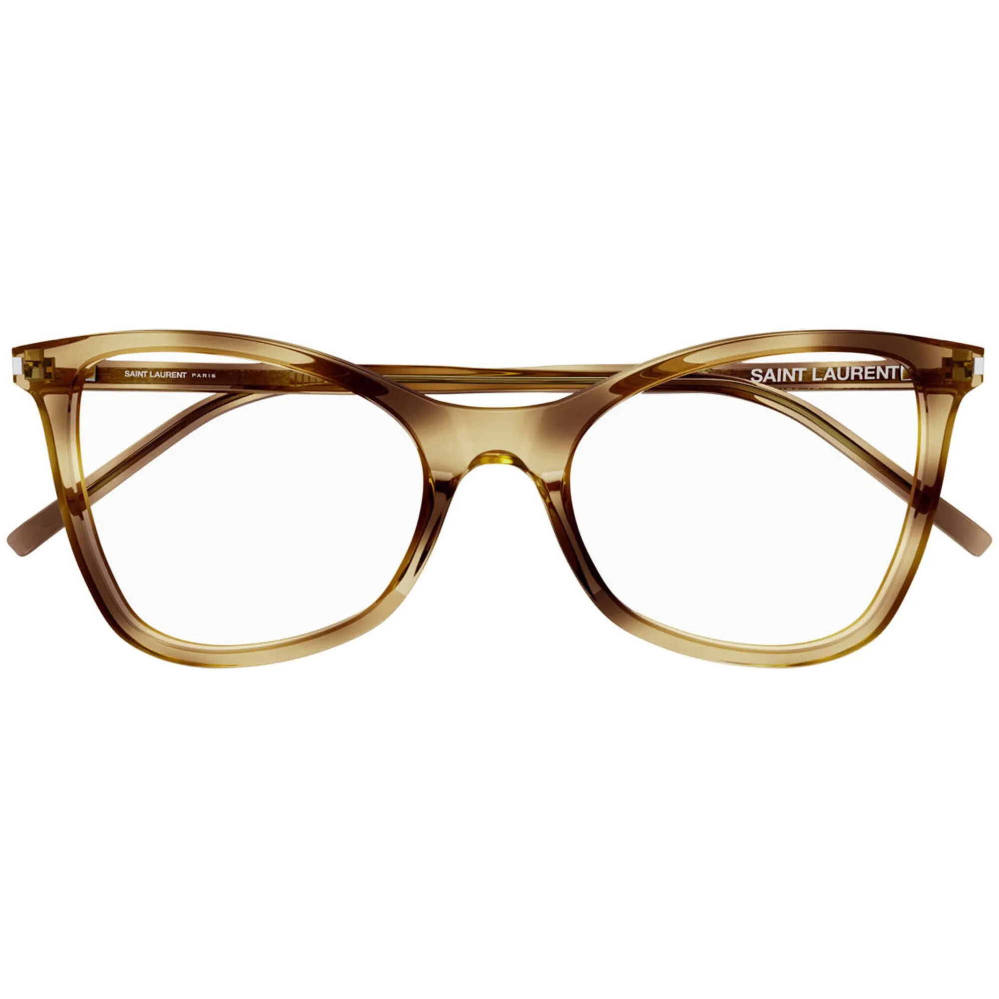 Saint Laurent Women's Eyeglasses - Havana Acetate Frame Demo Lens | SL478JERRY 003