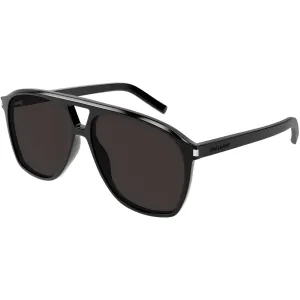 Saint Laurent Women's Sunglasses - Black Acetate Frame Black Lens | SL596DUNE 001