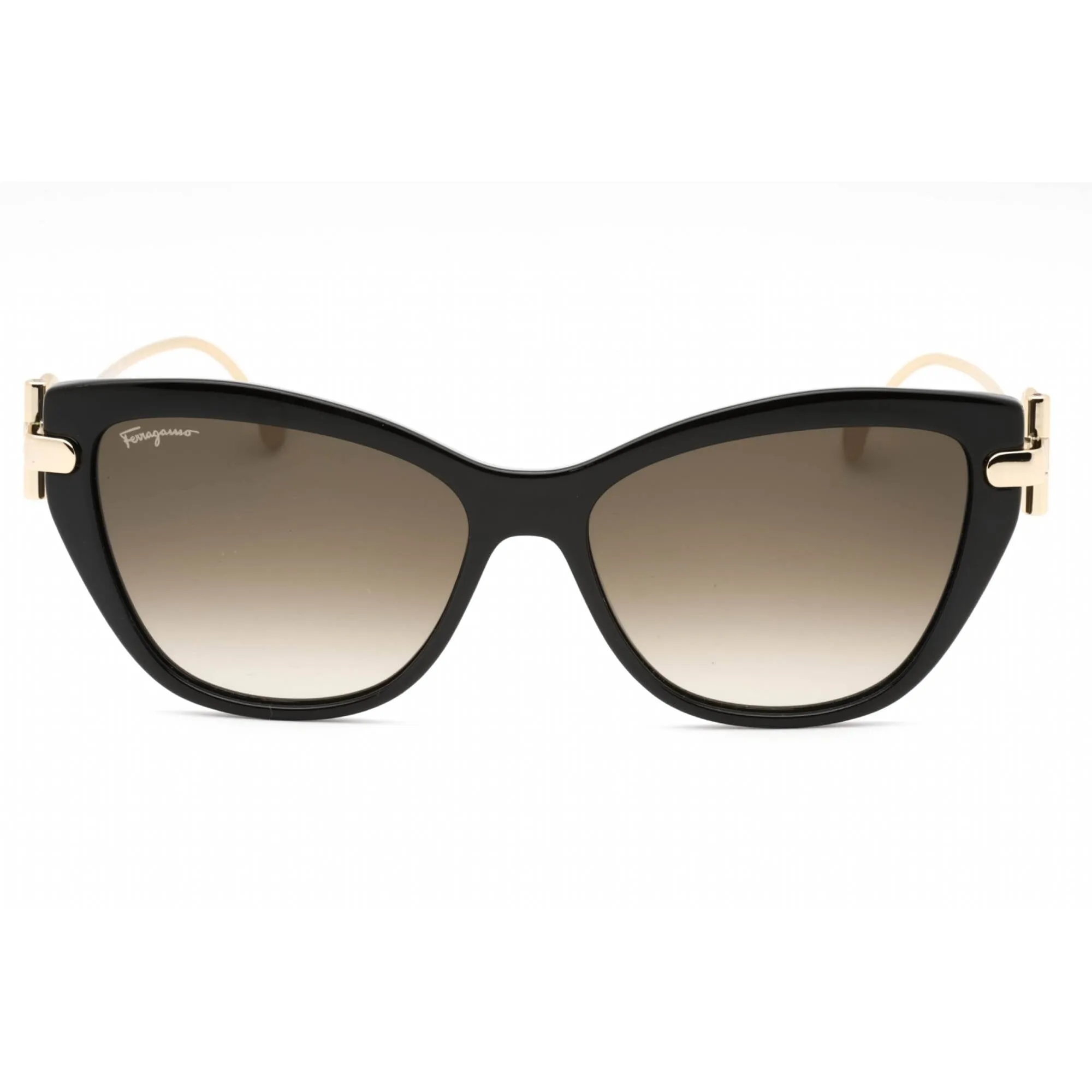 Salvatore Ferragamo Women's Sunglasses - Black Plastic Cat Eye Full Rim | SF928S 001