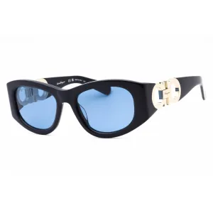 Salvatore Ferragamo Women's Sunglasses - Blue Acetate Cat Eye Frame | SF1082S 414