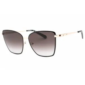 Salvatore Ferragamo Women's Sunglasses - Rose Gold/Black Metal Cat Eye | SF279S 786