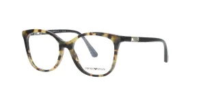 Shiny Yellow Havana Emporio Armani Frame