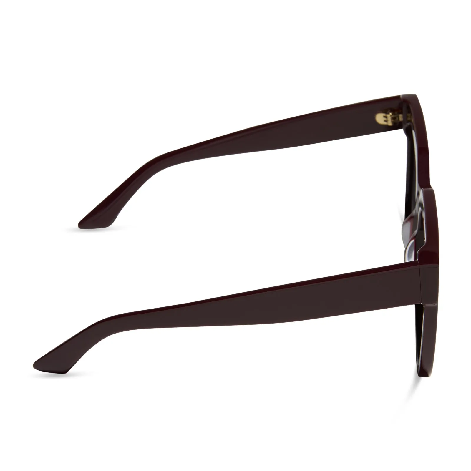 THEA - BORDEAUX   GREY GRADIENT SUNGLASSES