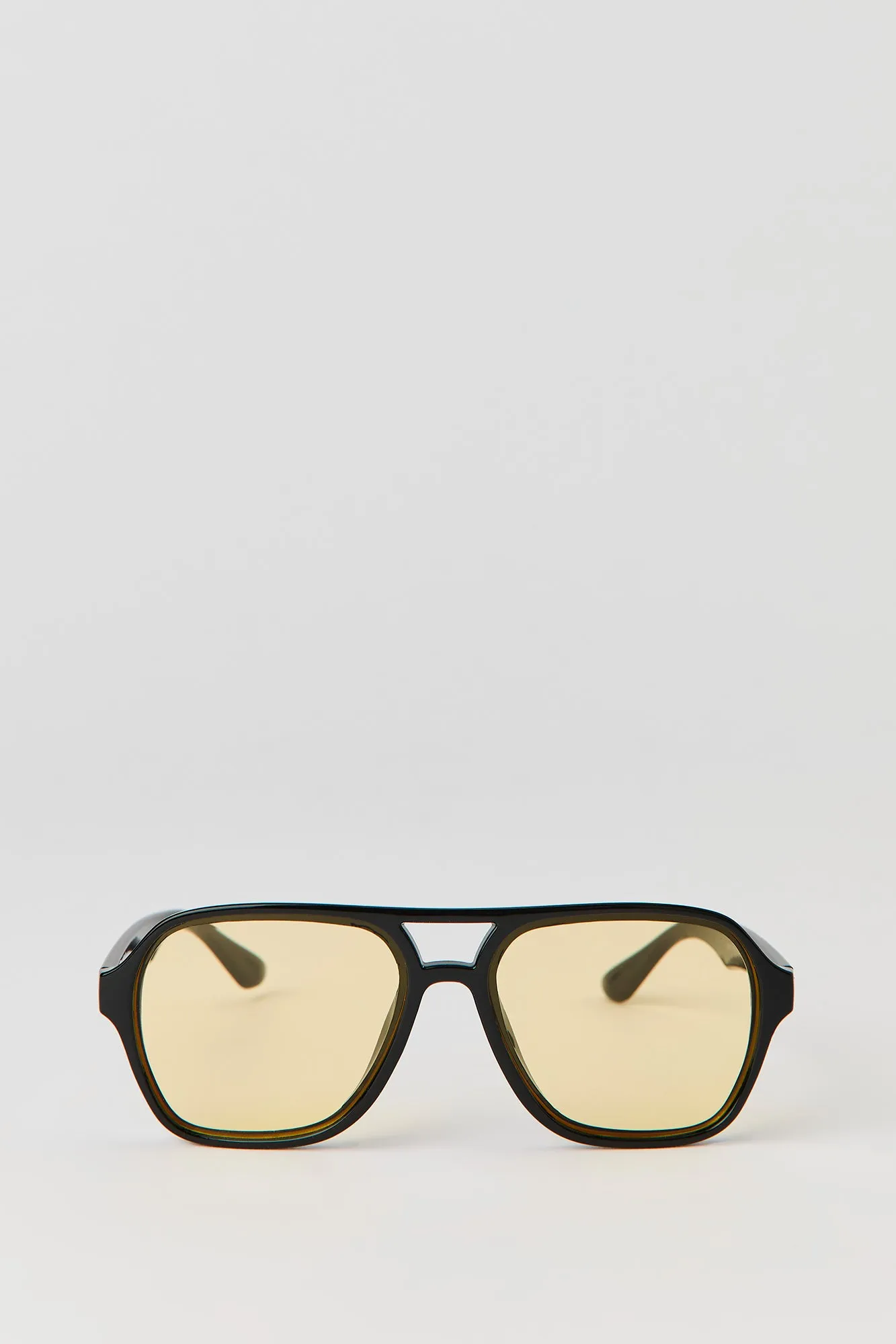 Thick Aviator Sunglasses
