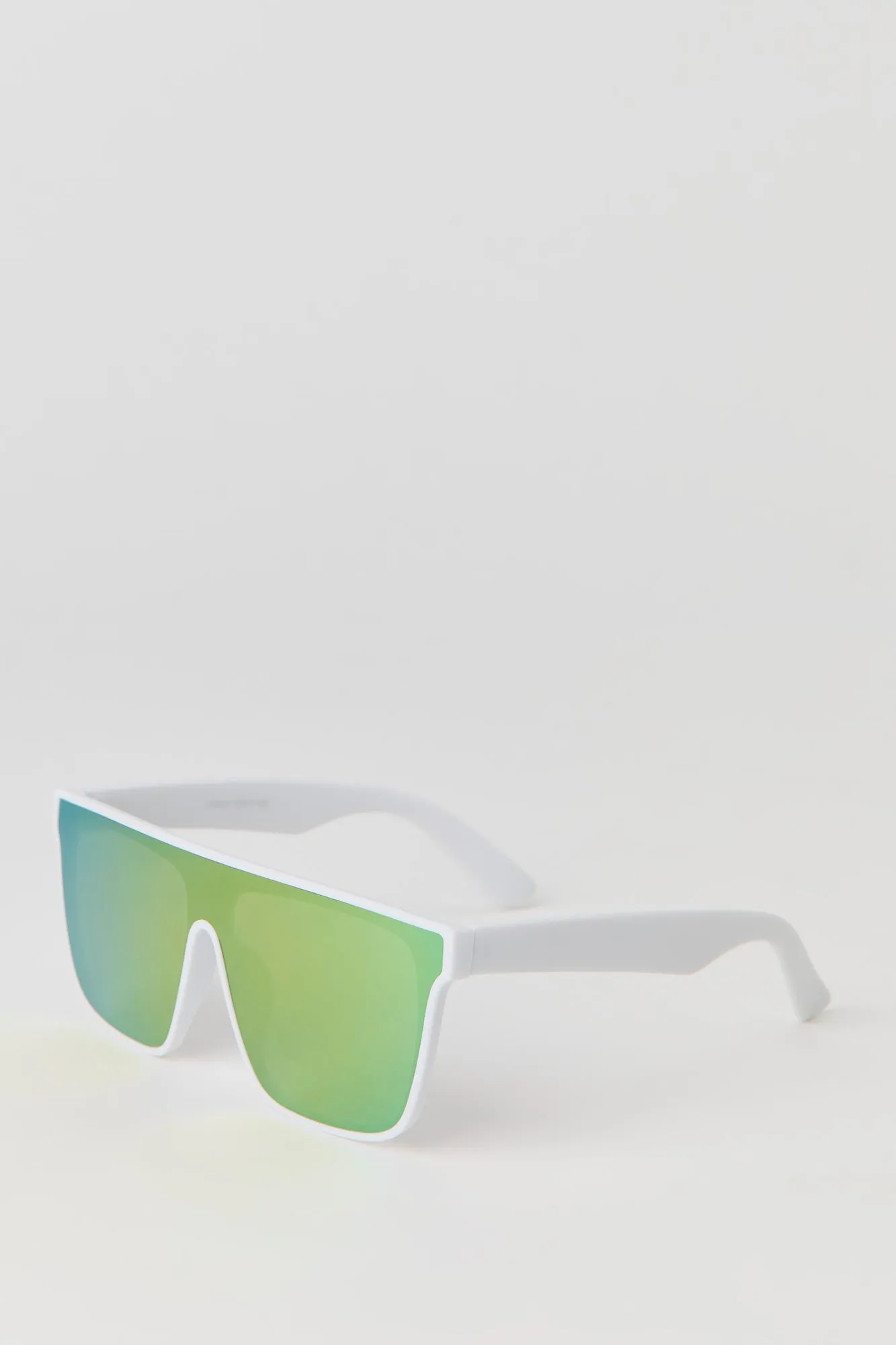 Tinted Square Shield Sunglasses