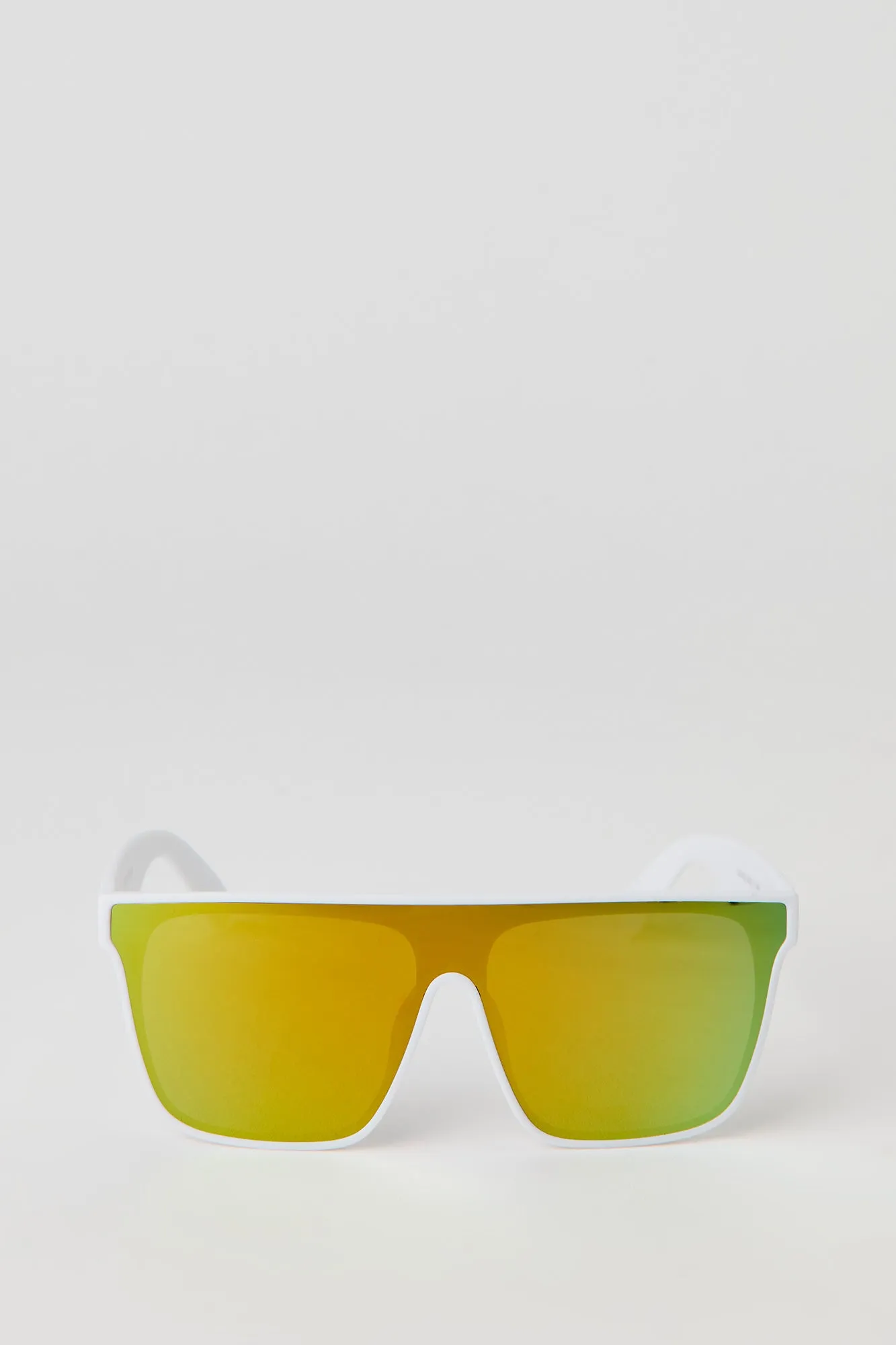 Tinted Square Shield Sunglasses