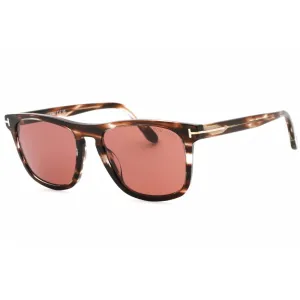 Tom Ford Men's Sunglasses - Havana/Other Plastic Square Full Rim Frame | FT0930 56S