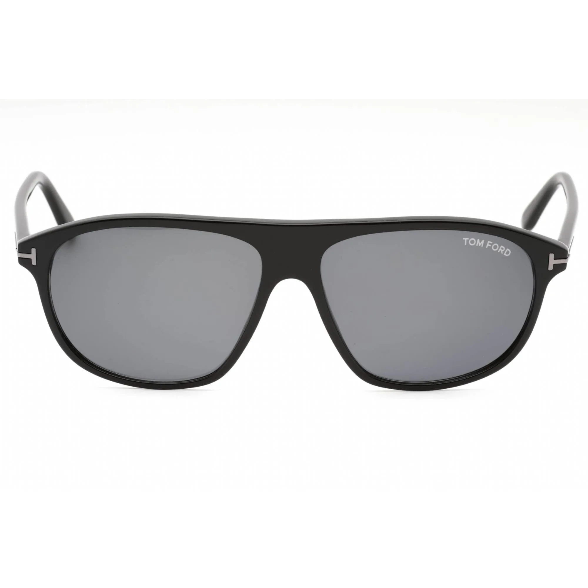 Tom Ford Men's Sunglasses - Shiny Black Acetate Navigator Shape Frame | FT1027-N 01A