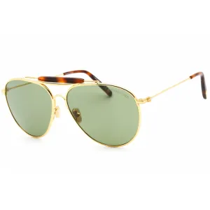Tom Ford Men's Sunglasses - Shiny Deep Gold Metal Frame Green Lens | FT0995 30N