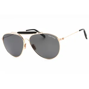 Tom Ford Men's Sunglasses - Shiny Rose Gold Metal Aviator Full Rim Frame | FT0995 28A